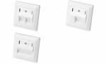 DIGITUS Leerdose für Keystone Modul e, 2-fach,...