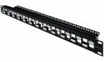 DIGITUS 19 Modulares Verteilerfeld Kat.6a, 24 Port...