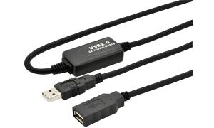 DIGITUS USB 2.0 Aktives Verlängerun gskabel, Stecker-Kupplung