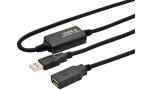 DIGITUS USB 2.0 Aktives Verlängerun gskabel,...