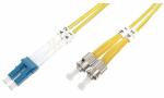 DIGITUS LWL Patchkabel, LC-Duplex - 2 x ST, OS2, 2,0 m...