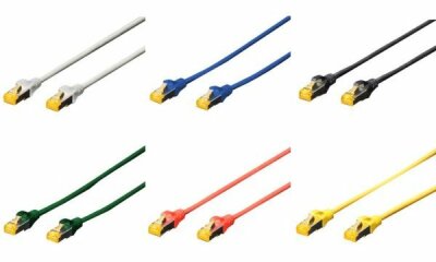 DIGITUS Patchkabel, Kat. 6A, S/FTP, 7,0 m, schwarz (11005940)