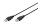 DIGITUS USB 2.0 Anschlusskabel, USB -A - USB-A Stecker, 1,0 m