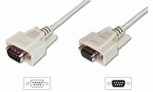 DIGITUS 9-Pol Sub-D Kabel, Stecker - Kupplung, 3,0 m (11006402)
