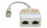 Telegärtner T-Adapter mit Kabelansc hluß,...