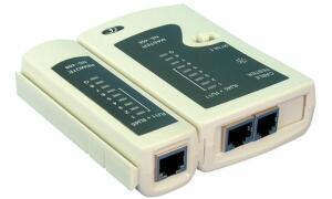 LogiLink Kabeltester RJ11, RJ12, RJ 45 mit Remote Einheit (11110344)