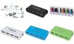 LogiLink USB 2.0 Hub mit Netzteil, 4 Port, schwarz...