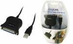 LogiLink USB 1.1 Druckerkabel, 25 P ol Sub-D, Länge:...