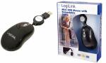 LogiLink Optische Mini Notebook Mau s mit Kabeleinzug...