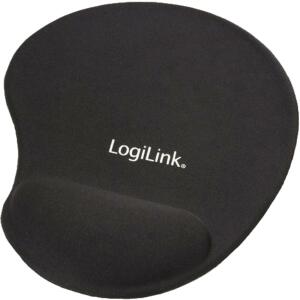 LogiLink Gel Handgelenkauflage mit Maus Pad, schwarz (11111667)