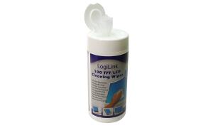 LogiLink TFT/LCD/Plasma Reinigungst ücher, 100er Spenderdose