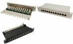 LogiLink 10 Patch Panel Kat. 6, ge schirmt, 12 Port, 1 HE...