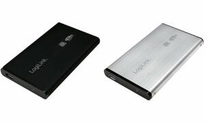 LogiLink 2,5 SATA Festplatten-Gehä use, USB 3.0, schwarz (11112214)