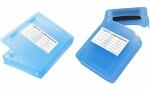 LogiLink HDD-Box für 2 x 2,5 Festp latten, blau...