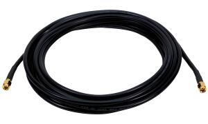 LogiLink WLAN Innenantennen Verläng erungskabel, 5 m, schwarz