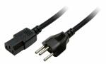 LogiLink Schweizer Stromkabel, 1,8 m, schwarz (11112442)