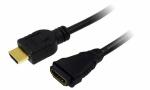 LogiLink HDMI Verlängerungskabel 1. 4, schwarz, 5,0...