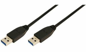 LogiLink USB 3.0 Kabel, USB-A - USB -A Stecker, 2,0 m,schwarz (11112458