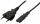 LogiLink Stromkabel, Eurostecker - 2 Pol Eurokupplung, 1,8 m (11112480