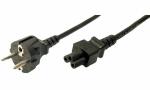 LogiLink Notebook Stromkabel, schwa rz, 1,8 m (11112481)