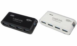 LogiLink USB 3.0 Hub Super Speed mi t Netzteil, 4 Port (11112627)