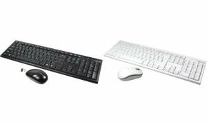 LogiLink Desktop Set, kabellos, 66 Kanäle, schwarz (11112637)