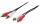 LogiLink Audiokabel, 2x Cinchstecke r - 2x Cinchkupplung, 5 m (11112695