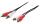 LogiLink Audiokabel, 2x Cinchstecker - 2x Cinchkupplung, 5 m (11112695
