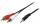 LogiLink Audiokabel, 2x Cinchstecke r - 3,5 mm Klinkenstecker (11112703