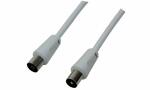 LogiLink Antennenkabel, Stecker - K upplung, weiß,...