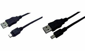 LogiLink USB 2.0 Kabel, USB-A - USB Mini 5Pol Stecker, 1,8 m (11113626