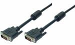 LogiLink DVI-D 24+1 Kabel, Dual Lin k, schwarz, 2,0 m...