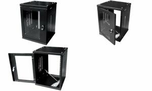 LogiLink 10 Wandverteiler SoHo, mo ntiert, 8 HE, schwarz (11114604)