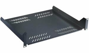 LogiLink 19 Fachboden, 2 HE, Feste inbau, (T)400 mm, schwarz (11114626