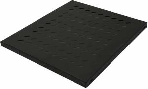LogiLink 19 Fachboden, 1 HE, Feste inbau, (T)345 mm, schwarz (11114628