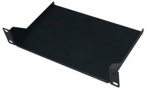 LogiLink 10 Fachboden, 1 HE, Feste inbau, (T)150 mm, schwarz (11114717