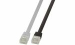LogiLink U/UTP Flach-Patchkabel, Ka t. 6, 3,0 m,...