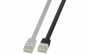 LogiLink U/UTP Flach-Patchkabel, Ka t. 6, 20,0 m, weiß (11114788)