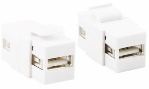 LogiLink Keystone Verbinder USB 2.0 , weiß (11114864)
