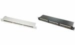 LogiLink 19 Patch Panel Kat.6A, 24 -Ports, schwarz, 1HE...
