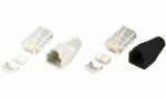 LogiLink RJ45 Stecker, Kat.6, unges chirmt, grau (11114895)
