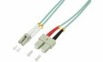 LogiLink LWL Patchkabel, LC-Duplex - SC-Duplex, OM3, 1,0...