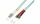 LogiLink LWL Patchkabel, LC-Duplex - 2 x ST, OM3, 5,0 m (11115259)