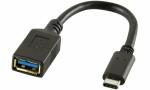 LogiLink USB 3.1 Adapterkabel, USB- C Stecker-USB-A...