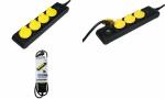 LogiLink Outdoor-Steckdosenleiste, 4-fach, schwarz, IP44...