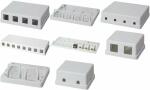 LogiLink Keystone Aufputz-Leergehäu se, ungeschirmt,...