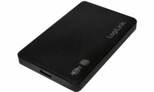 LogiLink 2,5 SATA Festplatten-Gehä use, USB 3.0, schwarz (11115787)