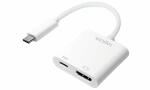 LogiLink USB-C - HDMI Ladeadapter, weiß (11115788)