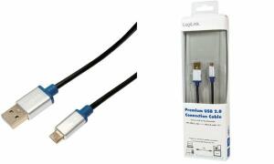 LogiLink Premium USB 2.0 Kabel, USB -A - USB-B Micro Stecker (11115814)