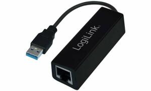 LogiLink USB 3.0 auf Gigabit Ethern et Adapter, schwarz (11115835)